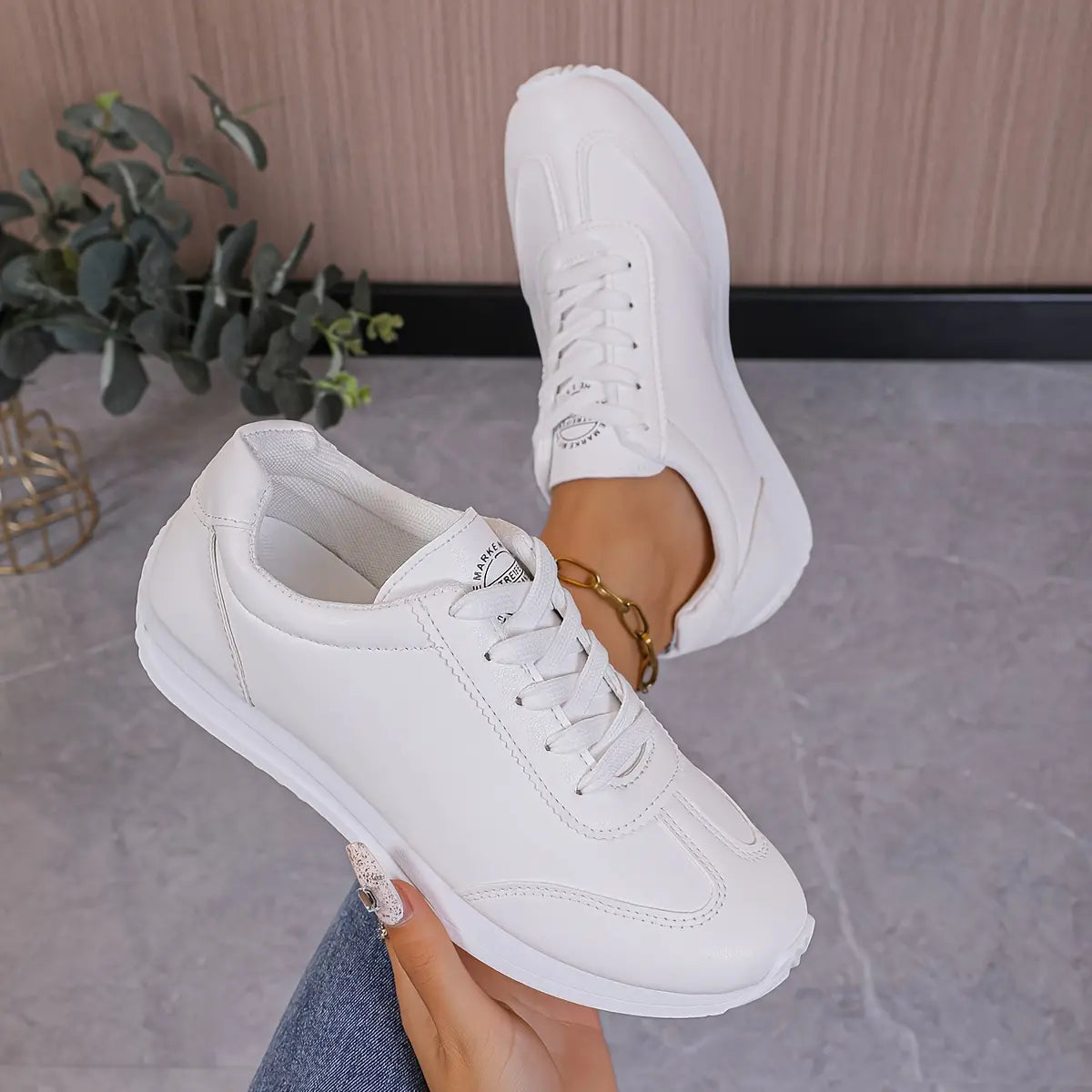 Sneaker Donna Comode Tessuto Traspirante