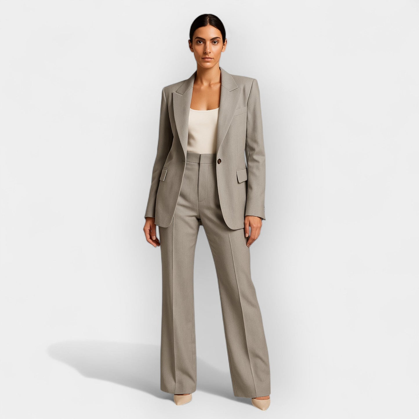 Pantaloni Donna Completo Moderno Taglio Slim