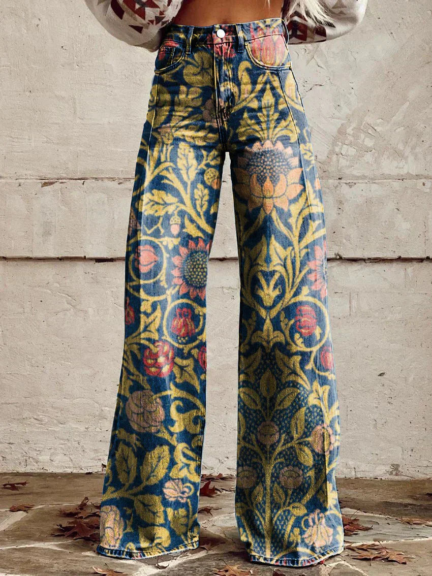 Jeans Baggy Donna Vestibilità Lunga Casual