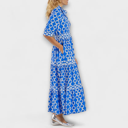 Abito Donna Midi Elegante con Maniche a Tre Quarti - Vestiti Cerimonia Donna per Ogni Occasione 6