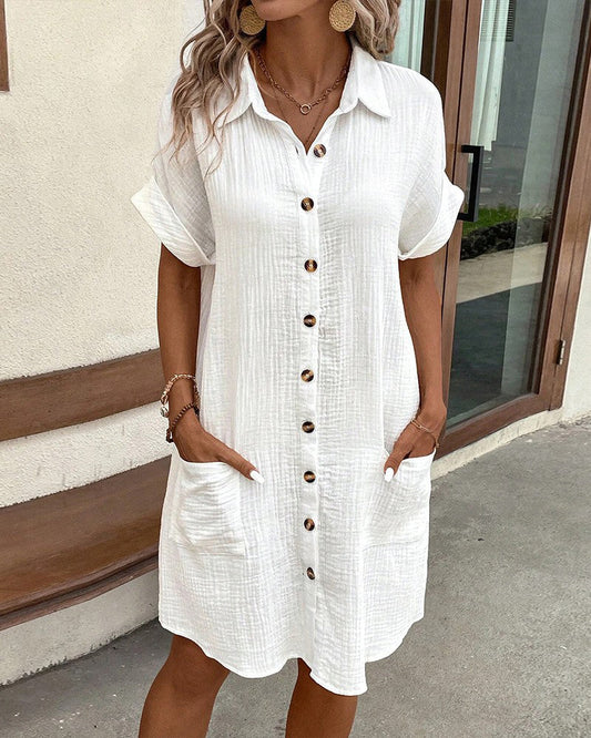 Abito Lungo Donna Estivo con Frange Stile Elegante Casual - Vesarelli