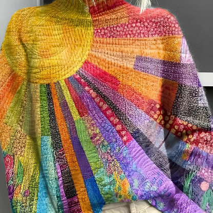 Maglione Dolcevita Donna Colorato e Vivace