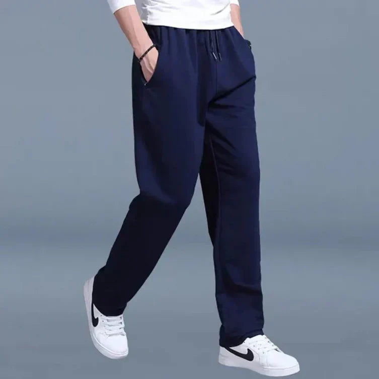 Pantaloni Jogging Uomo Comodi Lunghezza Lunga