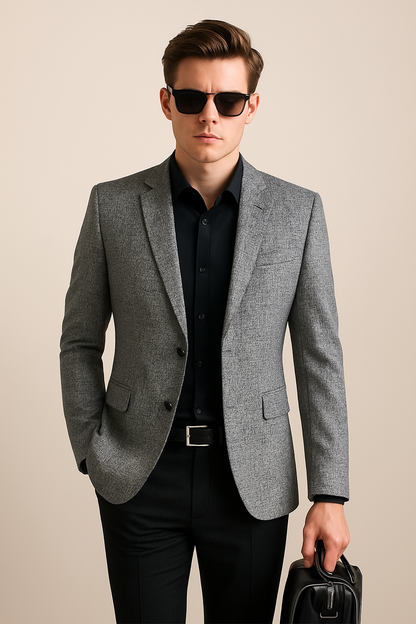 Giacca Blazer Uomo Slim Vestibilità Primavera - Vesarelli