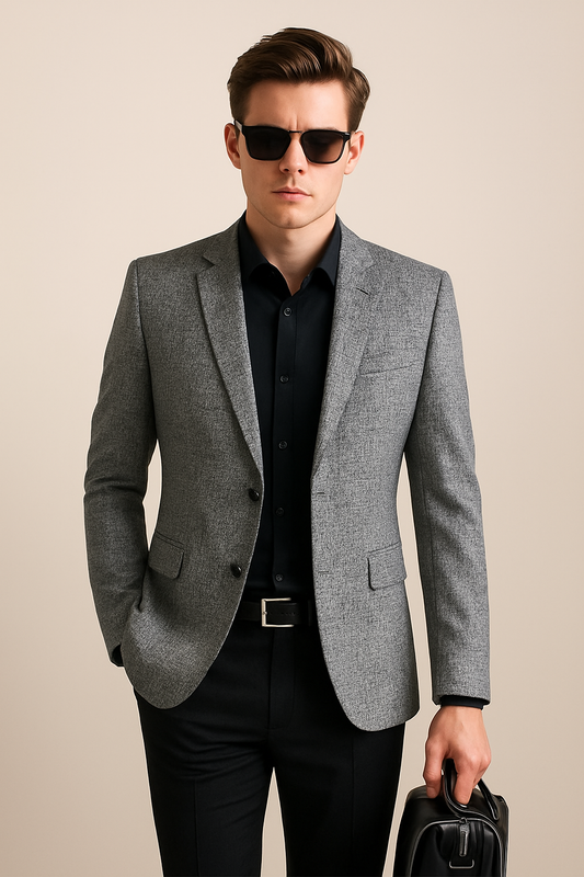 Giacca Blazer Uomo Slim Vestibilità Primavera - Vesarelli