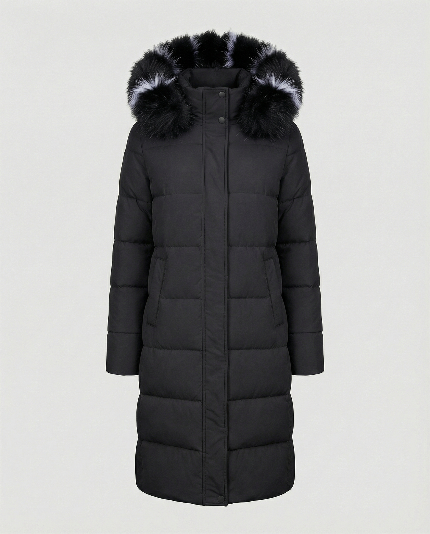 Cappotto Donna Imbottito Piuma Caldo