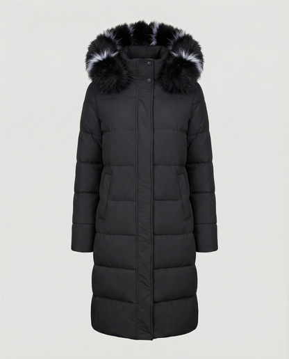 Cappotto Donna Imbottito Piuma Caldo