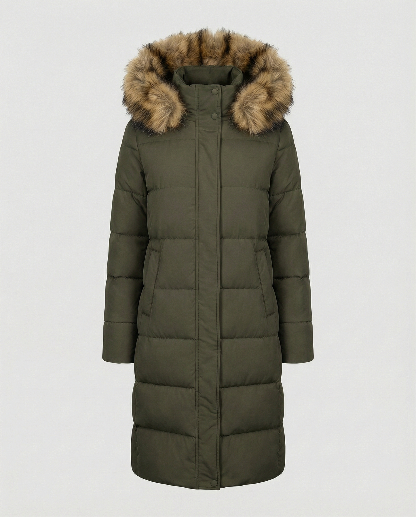 Cappotto Donna Imbottito Piuma Caldo