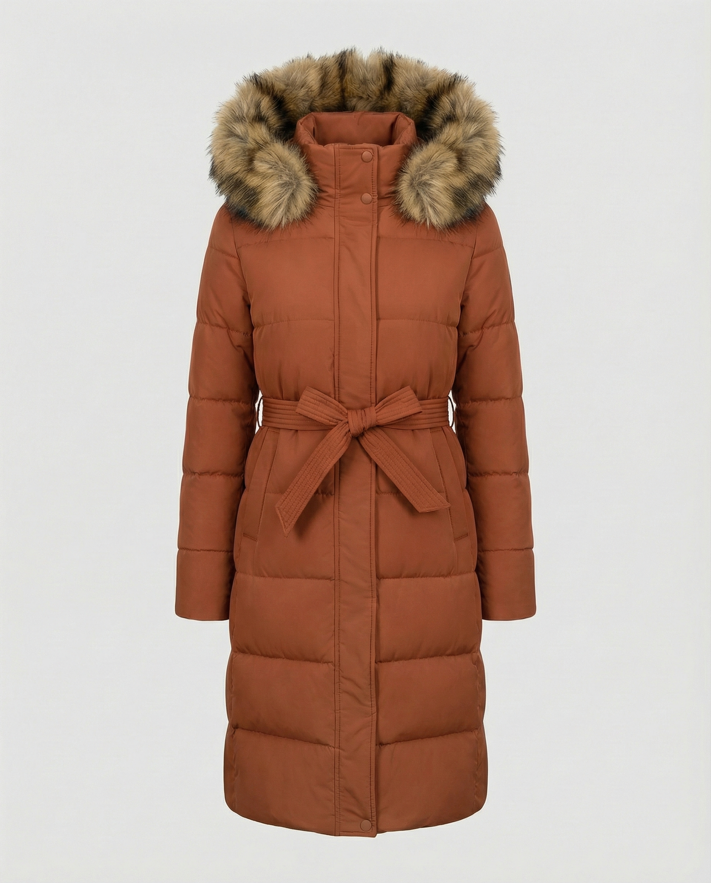 Cappotto Donna Imbottito Piuma Caldo