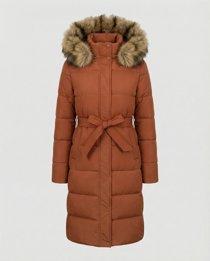 Cappotto Donna Imbottito Piuma Caldo
