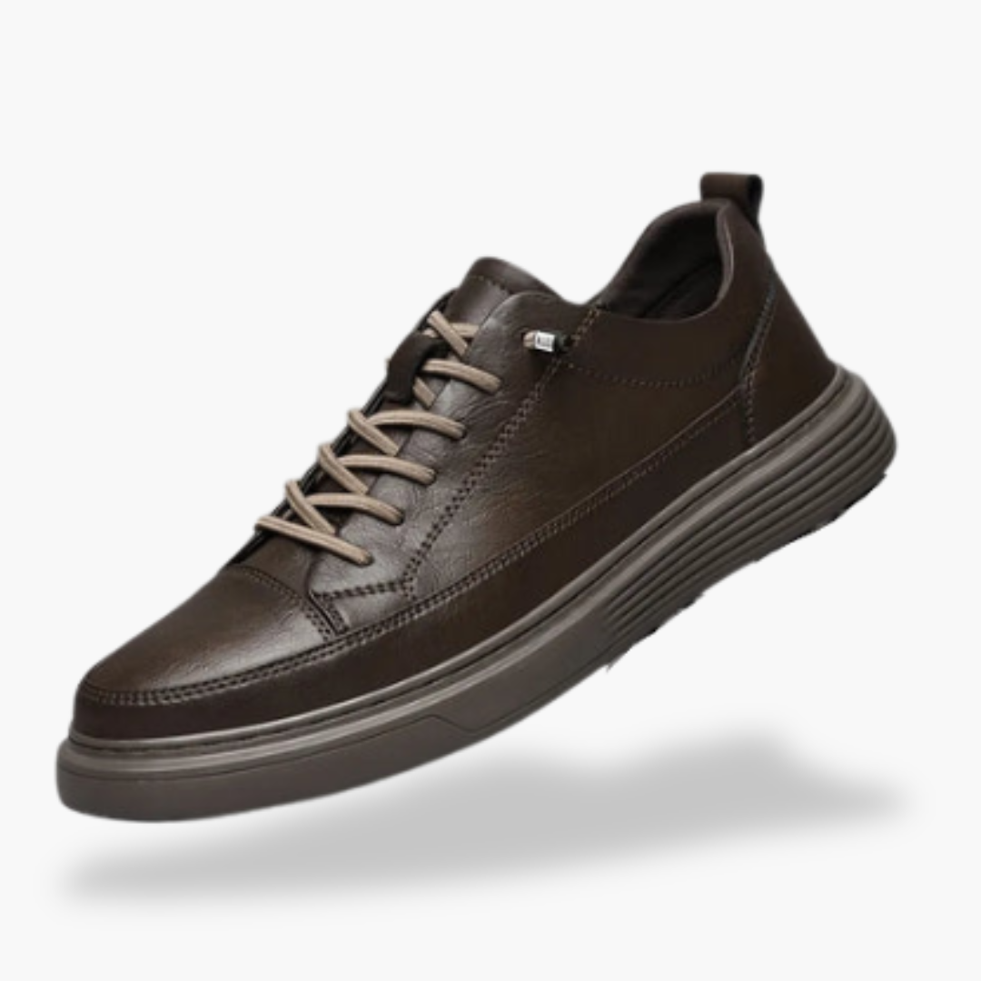 Sneakers Uomo Pelle Traspiranti Suola Antiscivolo - Vesarelli