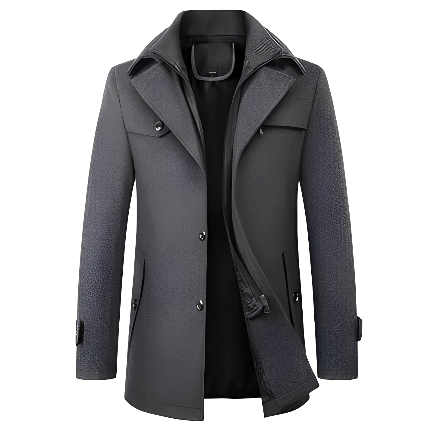 Cappotto Uomo in Lana Caldo Invernale