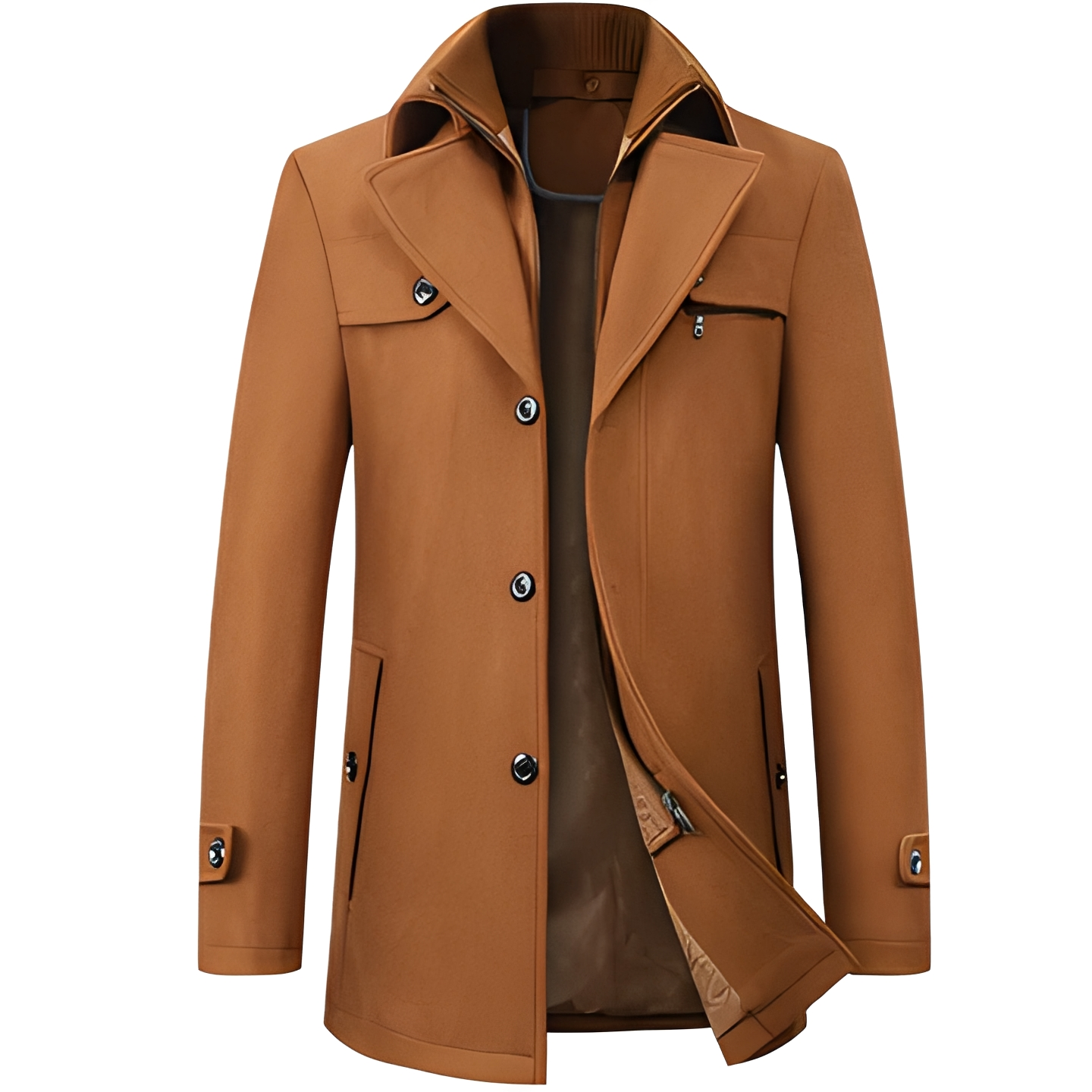 Cappotto Uomo in Lana Caldo Invernale