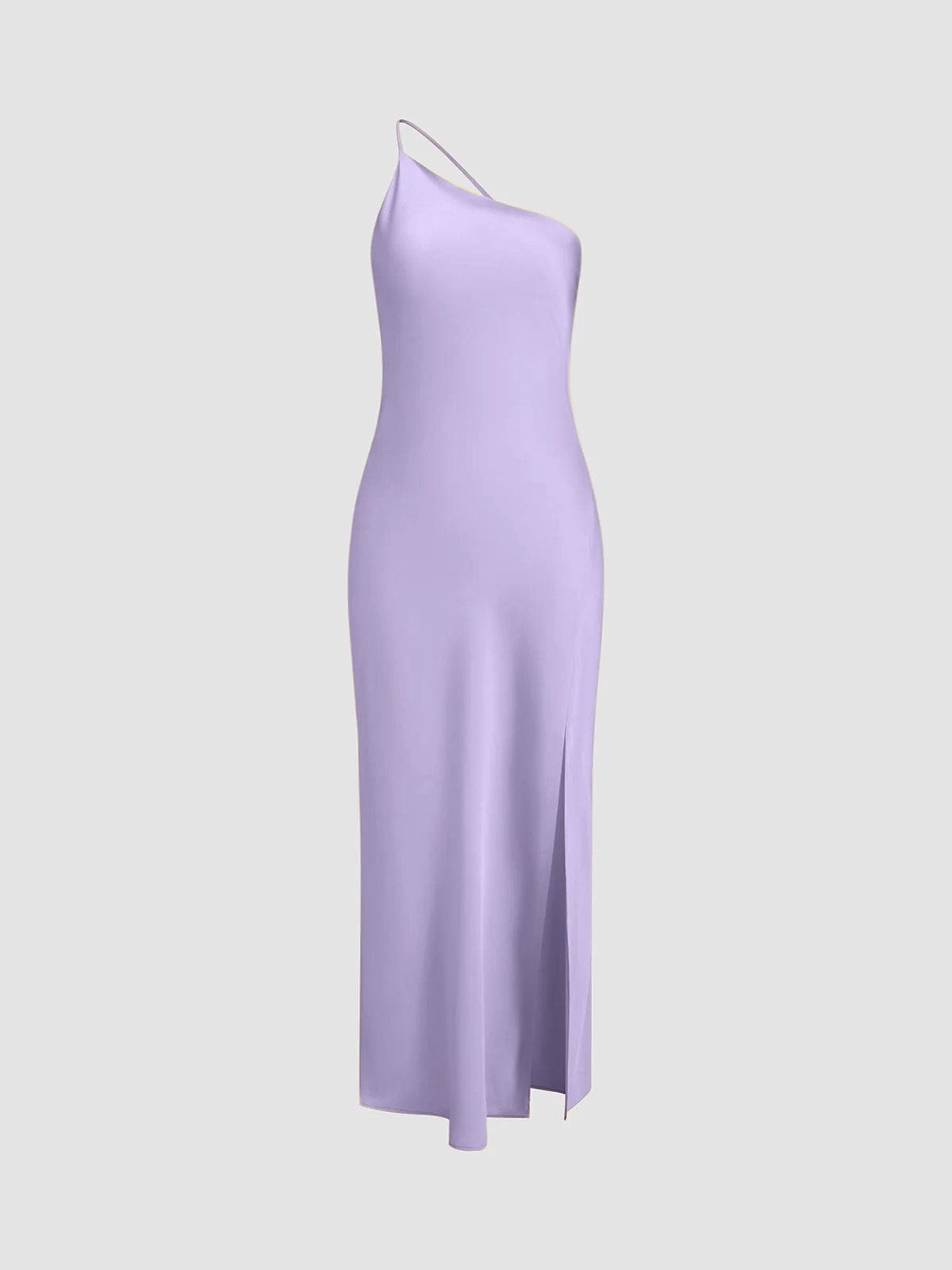 Abito Elegante Donna in Satin Scollo Schiena Scoperta