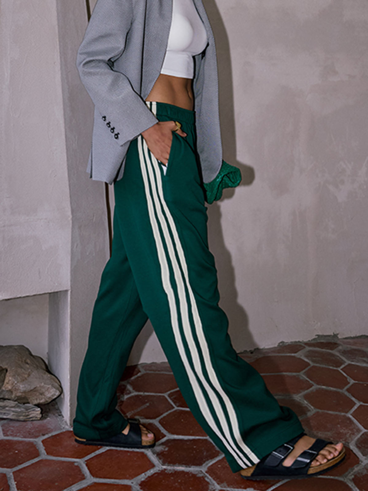 Pantaloni Donna Vita Alta Linea Dritta - Brentozzi