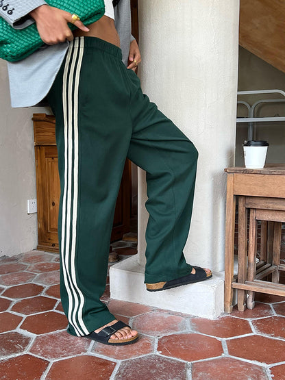 Pantaloni Donna Vita Alta Linea Dritta