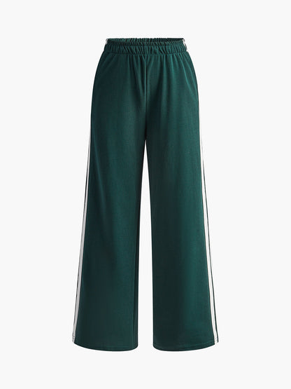 Pantaloni Donna Vita Alta Linea Dritta