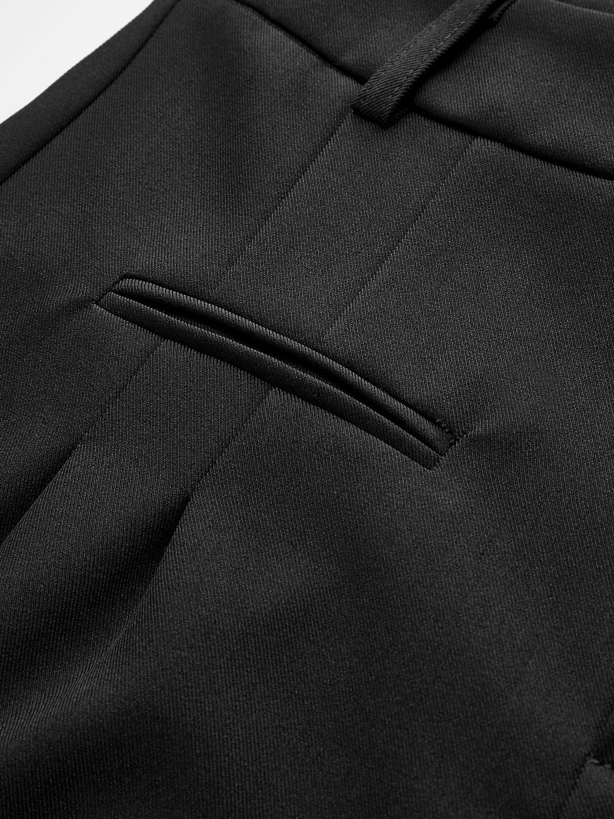 Shorts Donna Vita Alta Gamba Dritta Orlo Sulla Anche