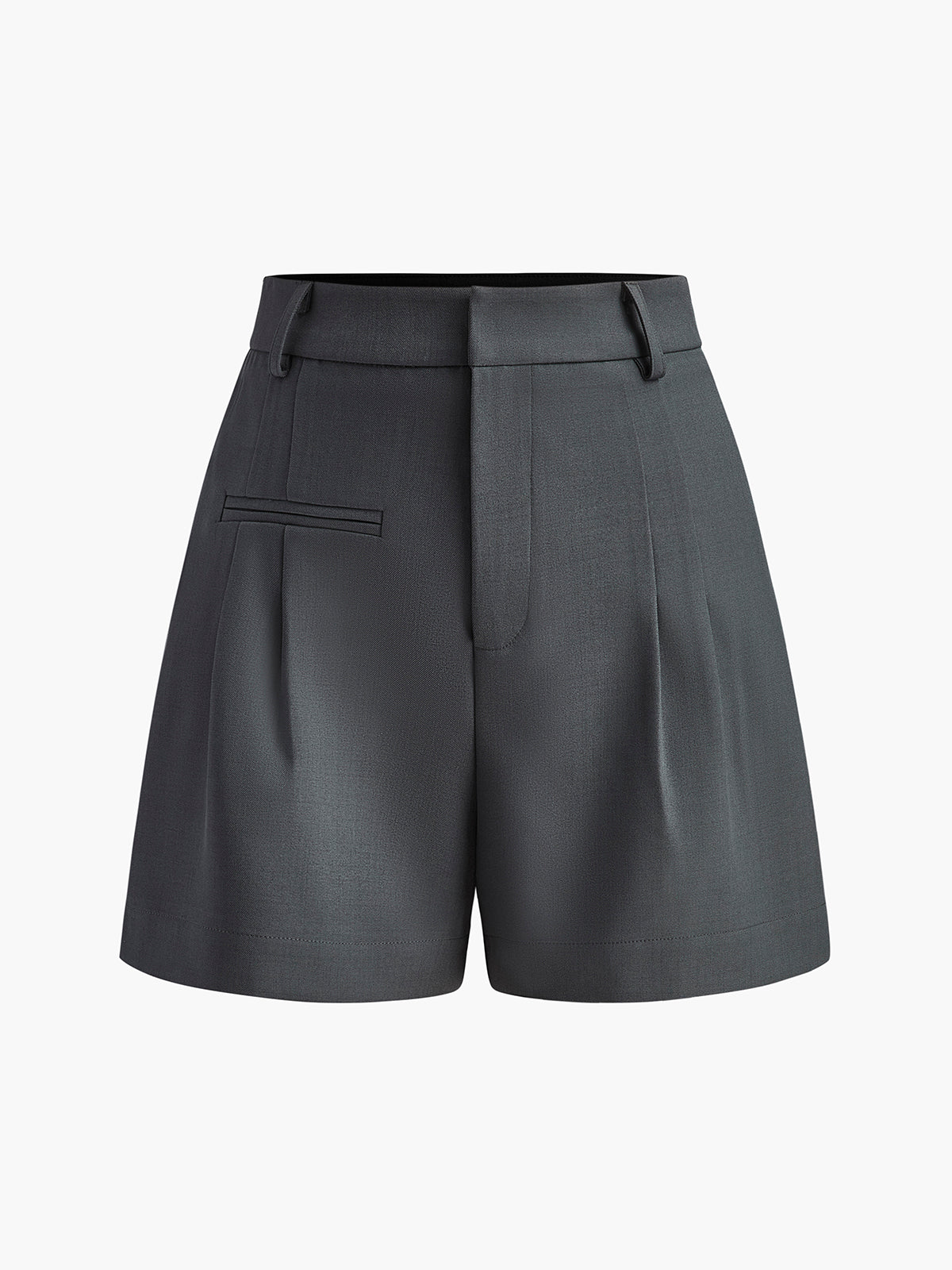 Shorts Donna Vita Alta Gamba Dritta Orlo Sulla Anche