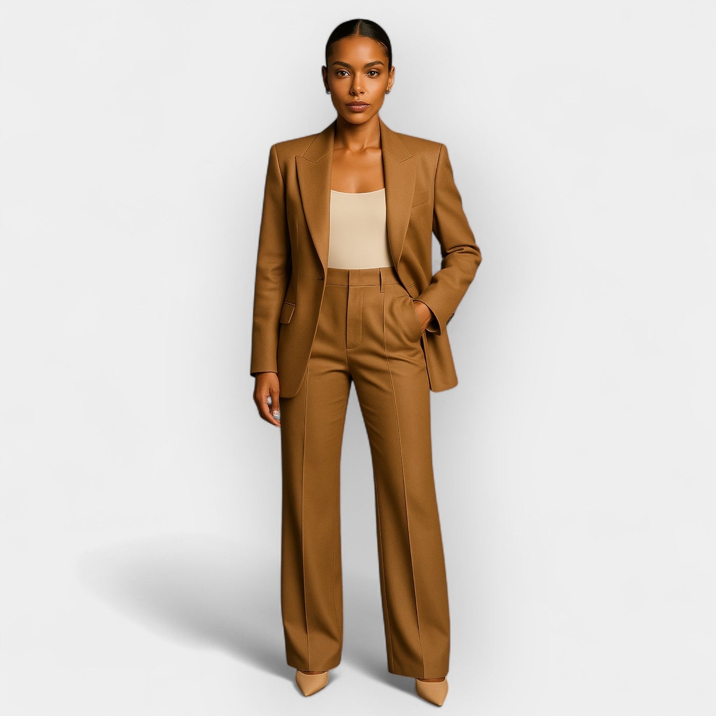 Pantaloni Donna Completo Moderno Taglio Slim