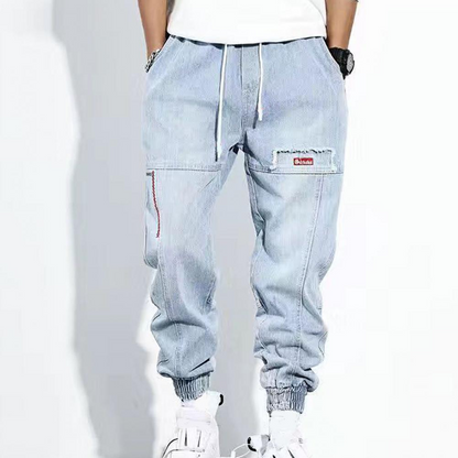 Jeans Baggy Uomo Denim con Coulisse - Brentozzi