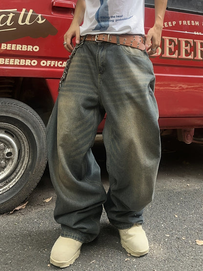 Jeans Uomo Baggy Vestibilità Larga Comoda - Brentozzi