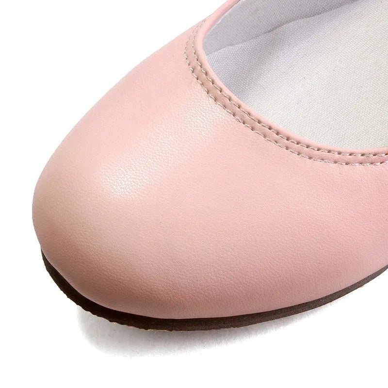 Ballerine comode da donna nere, casual, sintetiche 5