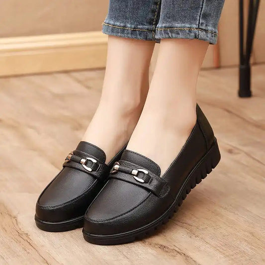 Ballerine Donna Similpelle Punta Tonda Comode - Vesarelli