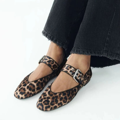 Ballerine da donna con punta a punta, comode e sintetiche, per un look elegante ogni giorno 1