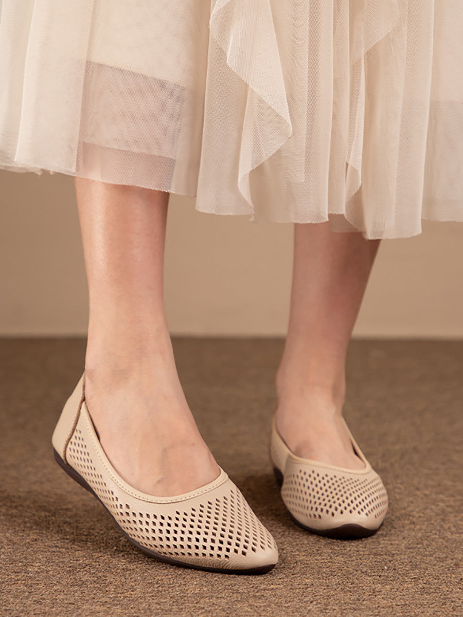 Ballerine Donna in Similpelle Comode Traspiranti - Vesarelli