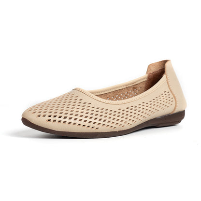 Ballerine eleganti da donna, comode e traspiranti, in similpelle 3
