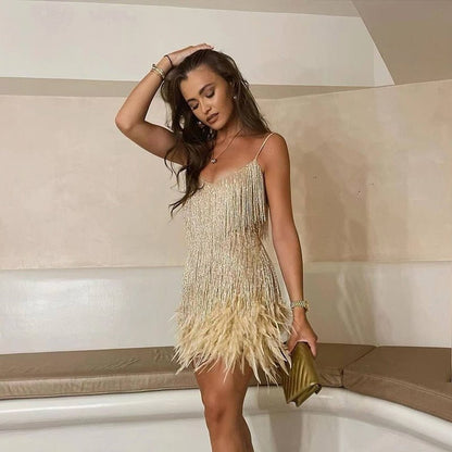 Abito Mini Donna da Sera Elegante