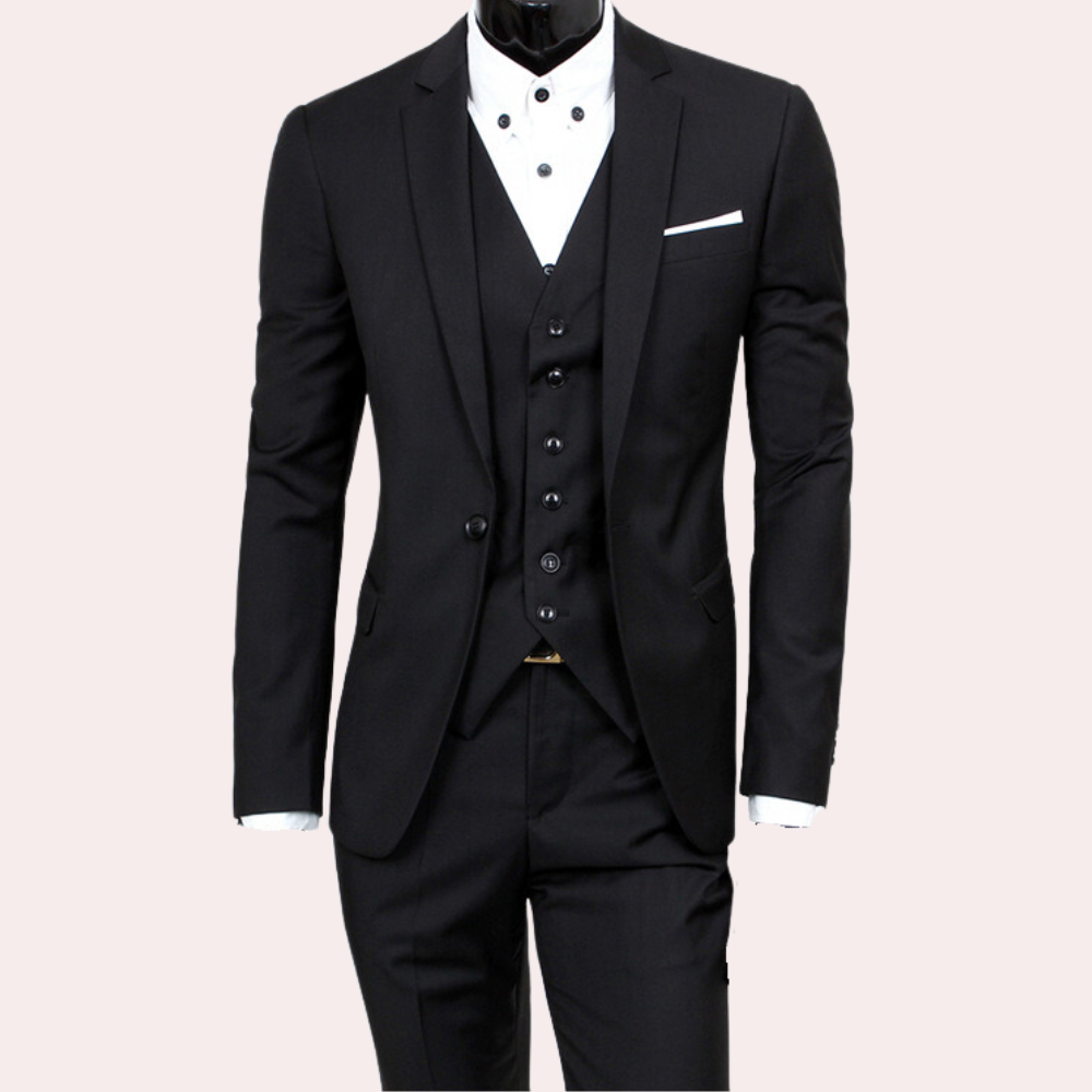 Completo Uomo Tre Pezzi in Tessuto Slim Fit - Brentozzi
