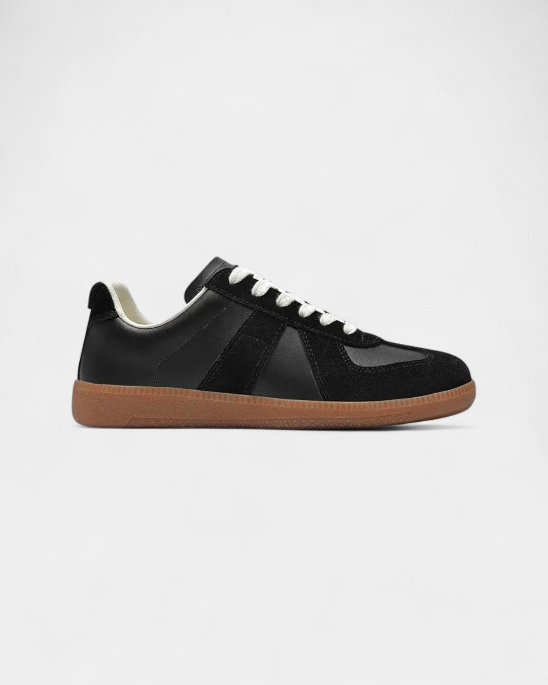 Sneakers Uomo Retro in Pelle Scamosciata Suola Gomma - Brentozzi