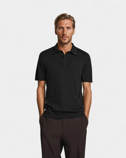 Polo Uomo in Maglia di Seta Vestibilità Regular - Brentozzi