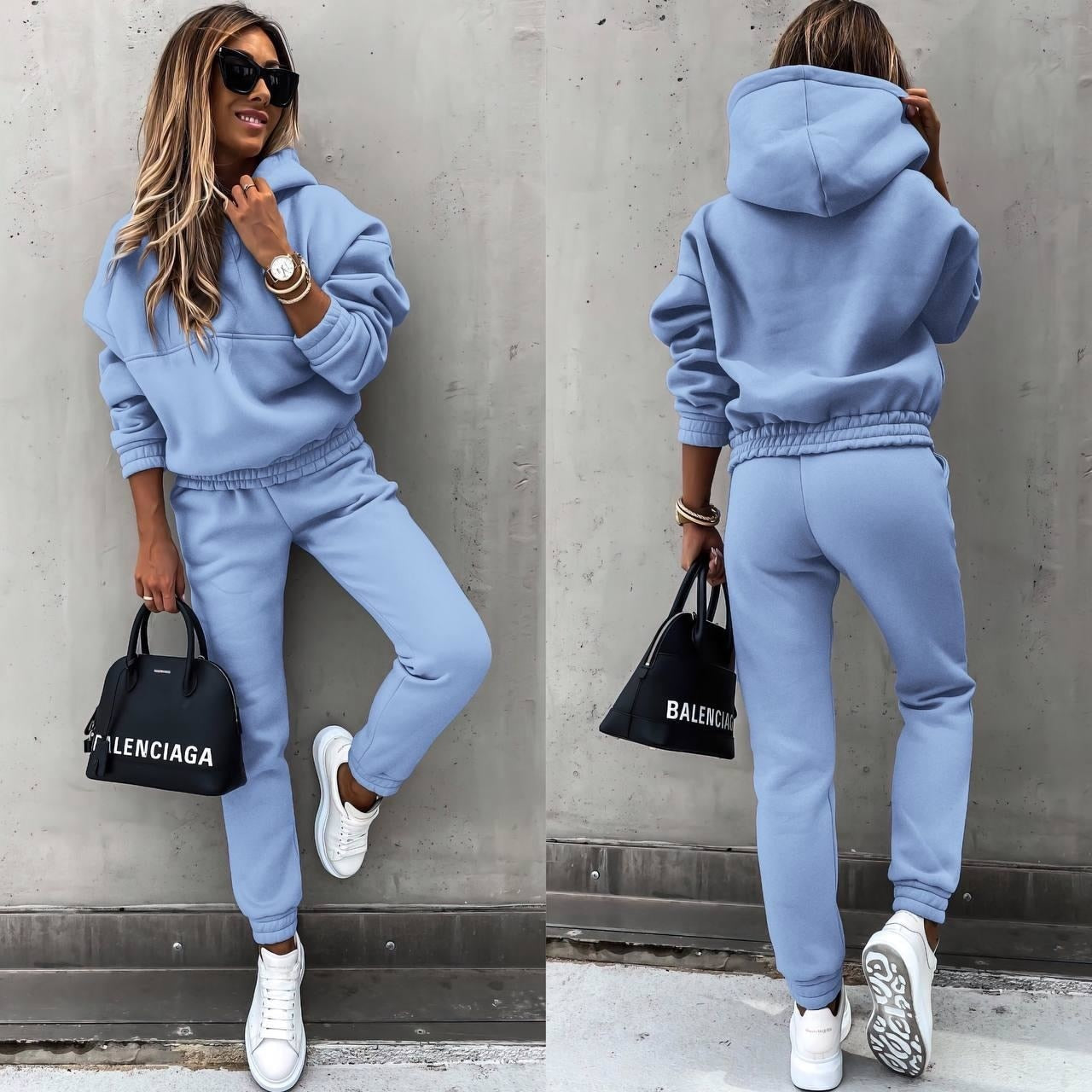 Tuta Jogging Donna Tessuto Traspirante Stile Moderno Versatile - Brentozzi
