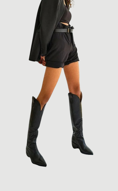 Stivali Cowboy Donna in Pelle Moderna