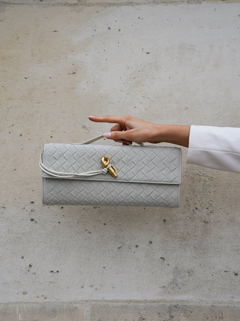 Clutch Donna in Ecopelle Intrecciata