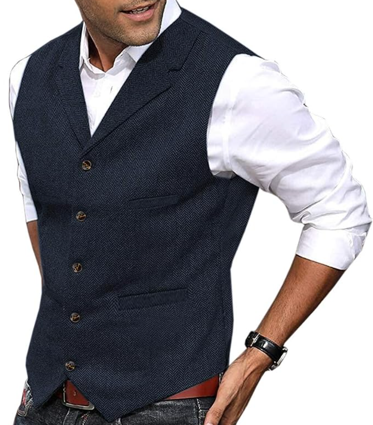 Gilet Tradizionale Uomo Classico Vestibilità Regolare - Brentozzi