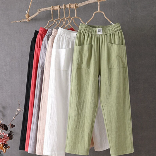 Pantaloni Uomo con Elastico in Vita Comodi - Brentozzi