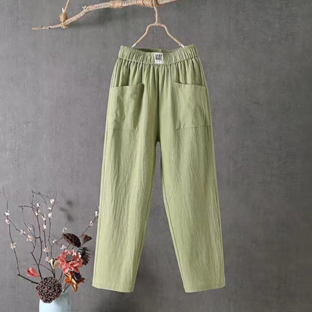 Pantaloni Uomo con Elastico in Vita Comodi