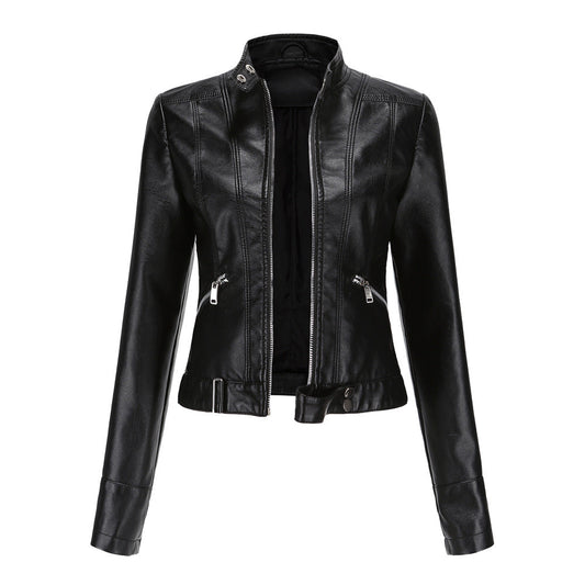 Giacca Donna in Pelle Vera Design Elegante Classico - Brentozzi