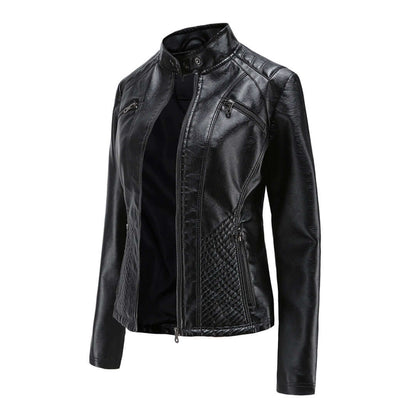 Giacca Donna in Pelle Stile Elegante Classico