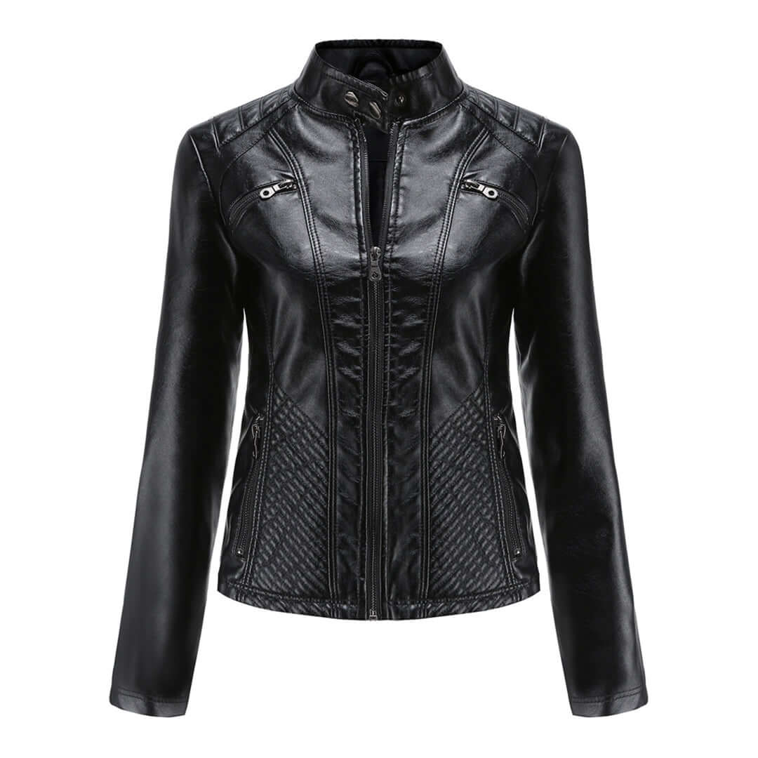 Giacca Donna in Pelle Stile Elegante Classico