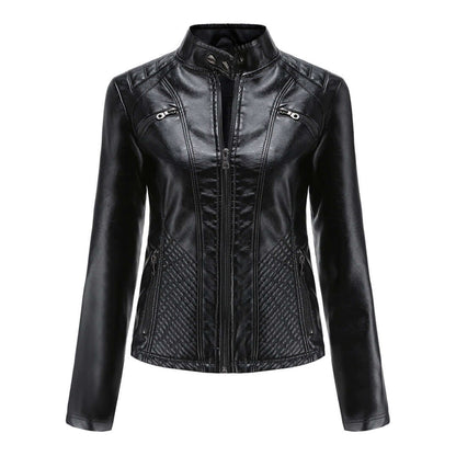 Giacca Donna in Pelle Stile Elegante Classico