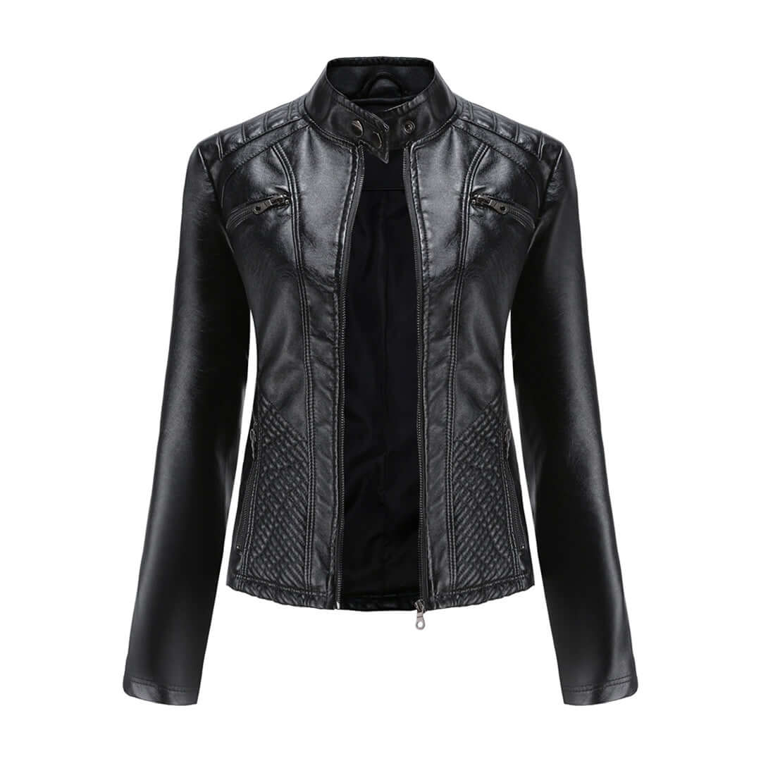 Giacca Donna in Pelle Stile Elegante Classico - Brentozzi