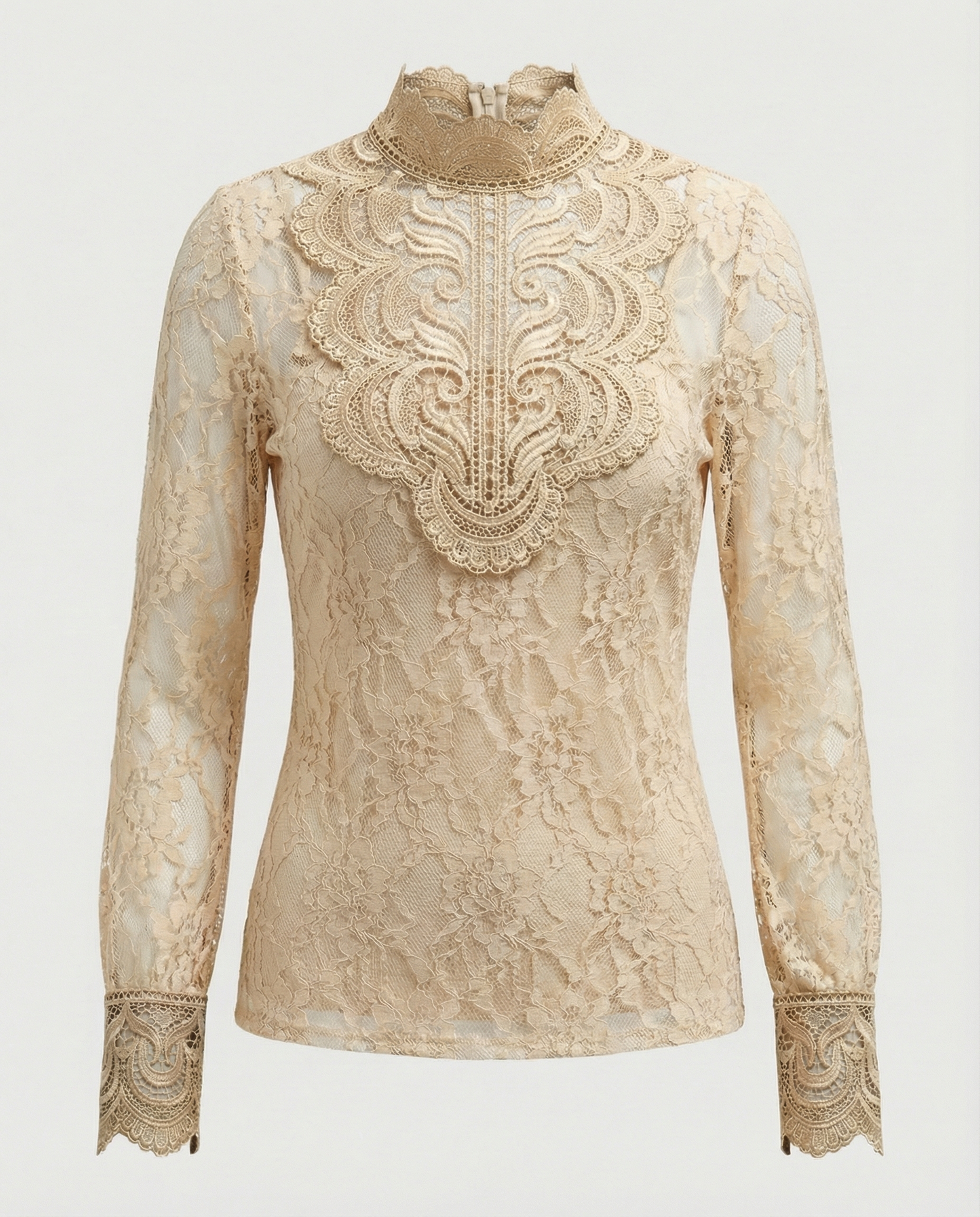 Blusa Donna in Pizzo Ricamata Elegante
