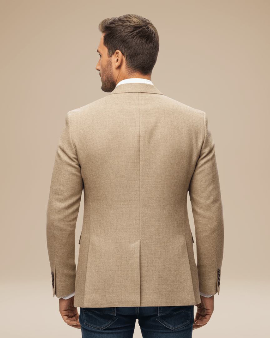 Blazento | Blazer Uomo Slim Fit Tessuto Revers a Lancia Due Botton 2