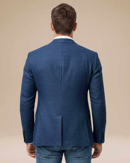 Blazento | Blazer Uomo Slim Fit Tessuto Revers a Lancia Due Botton 4