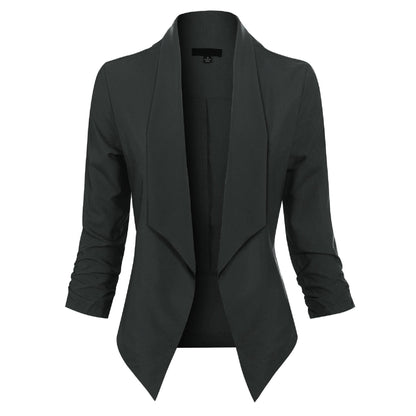 Blazer Donna Manica Lunga Aperto Frontale